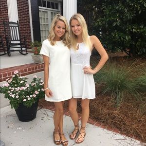 White Shift Dress